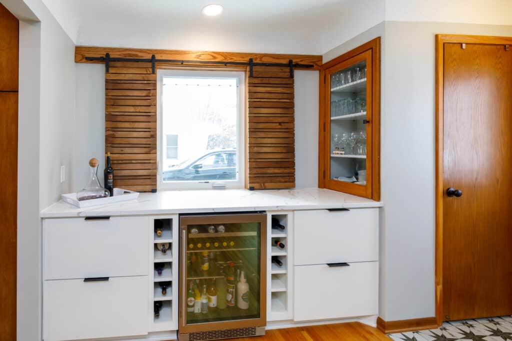At Home Dry Bar Area