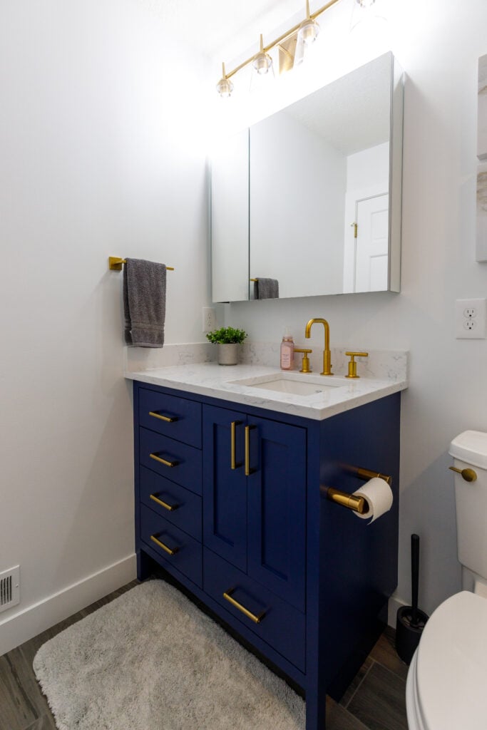 Powder bathroom remodel