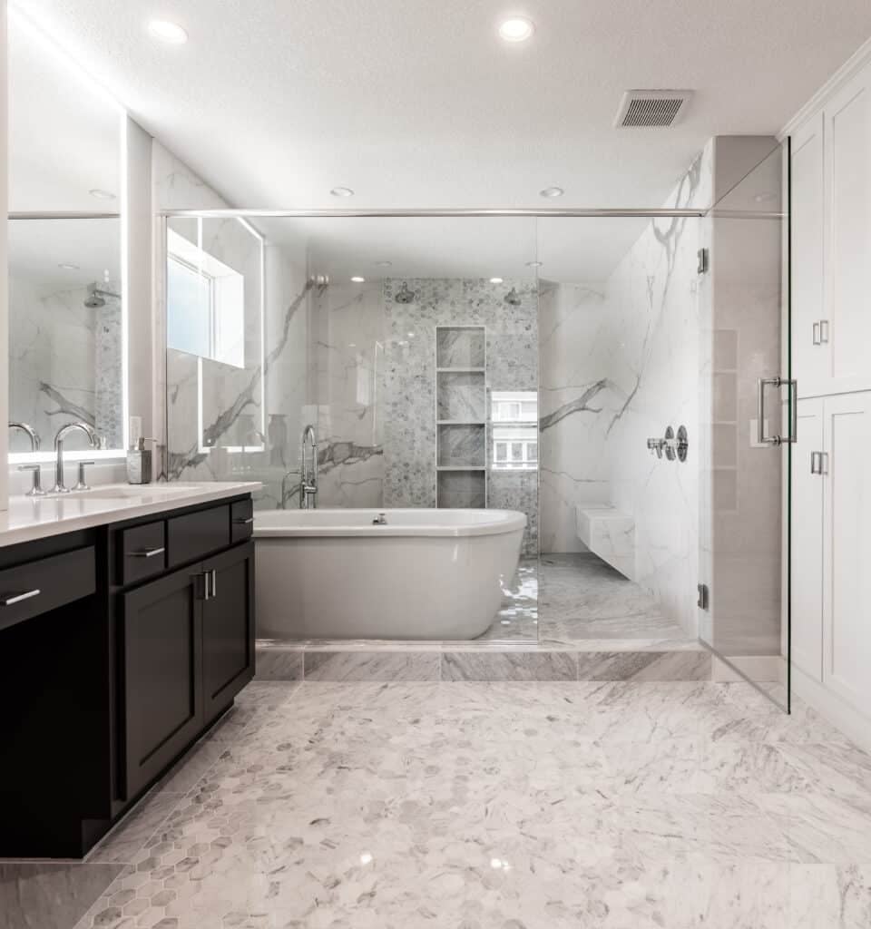 Bathtub in Bathroom Wet Room