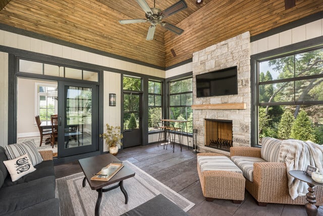 Rustic Sunroom
