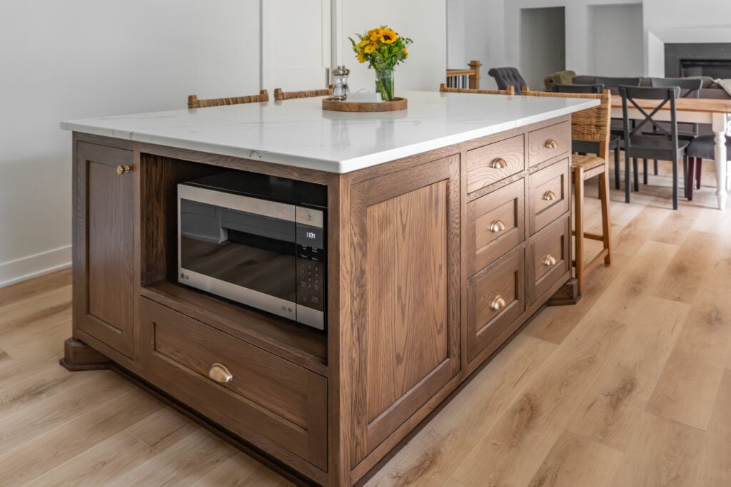 White Oak Kitchen Island