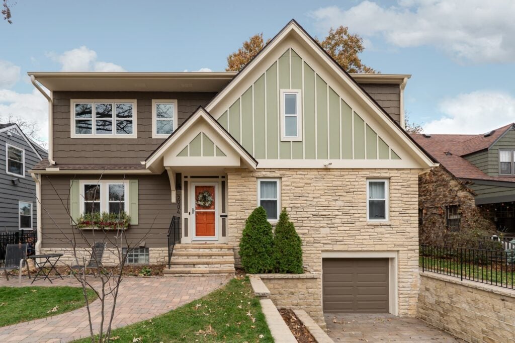 exterior after - with a 2nd story