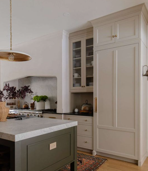 kitchen with vertical storage