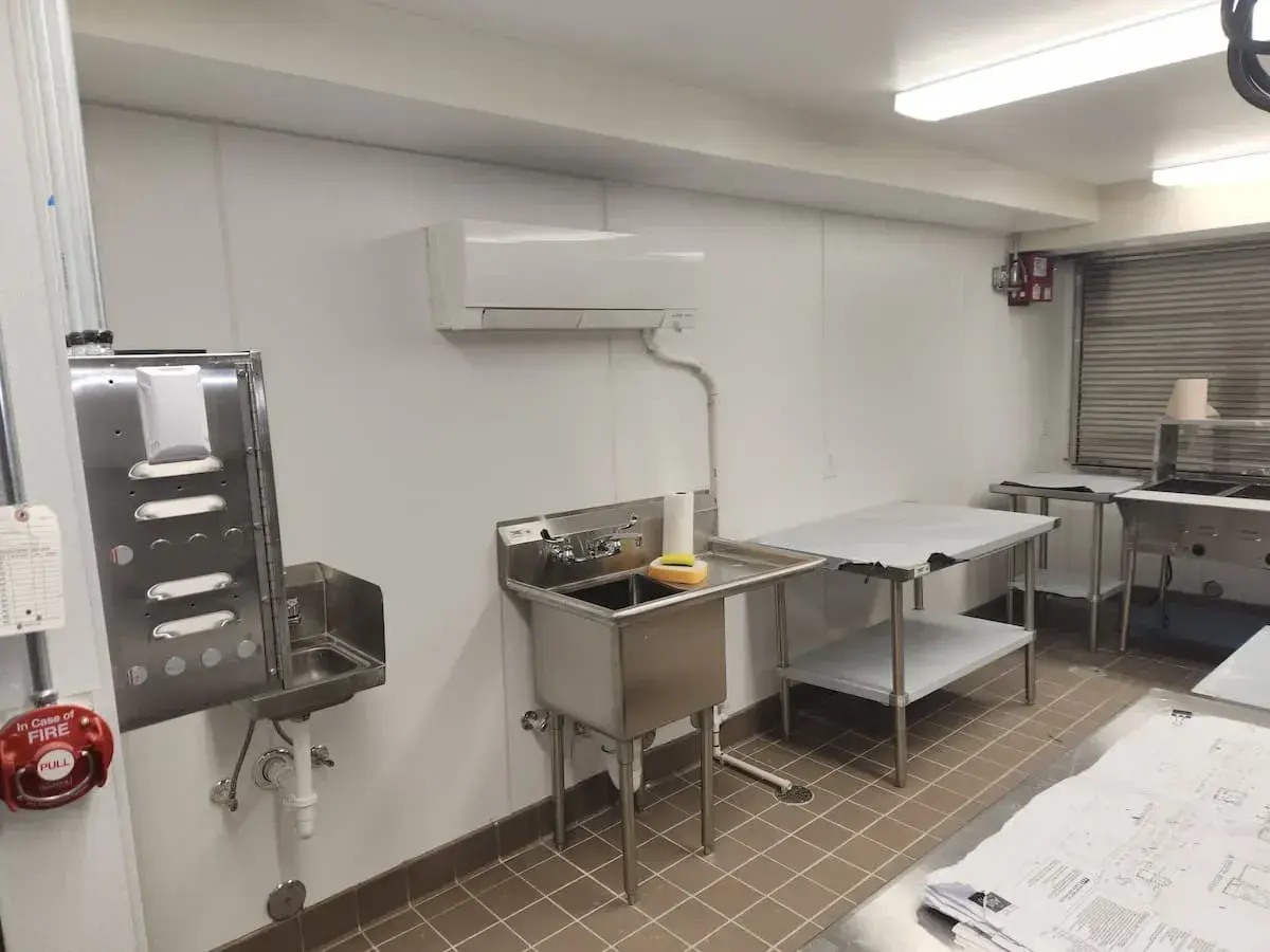 restaurant prep area