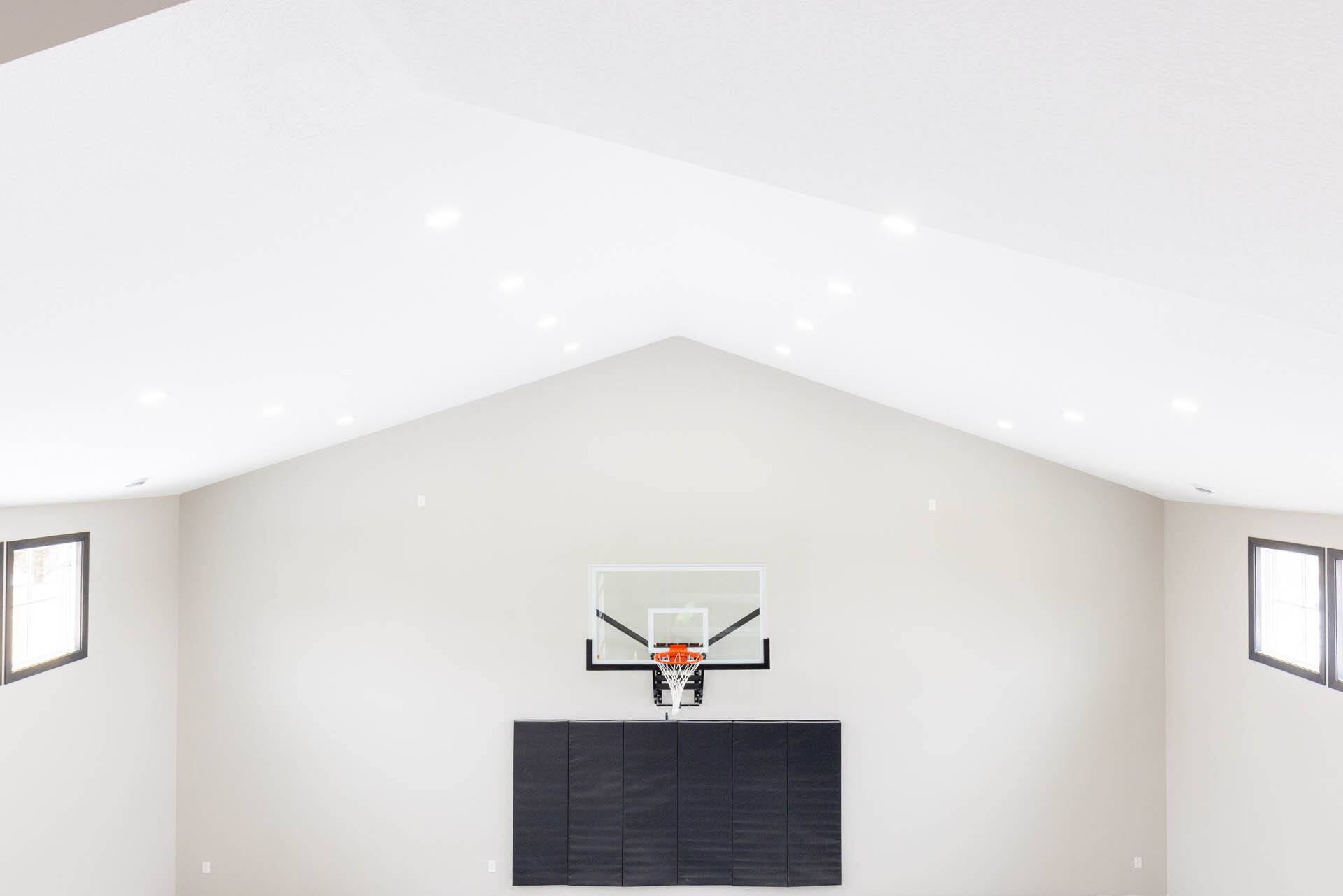 look at ceiling area in sport court
