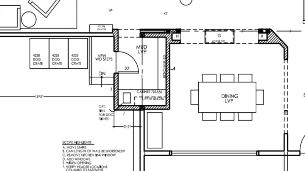 Mudroom drawing AFTER St. Paul MN