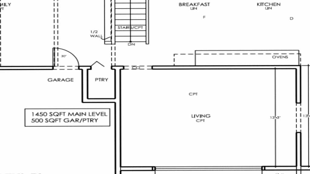 Mudroom drawing 1 St. Paul, MN